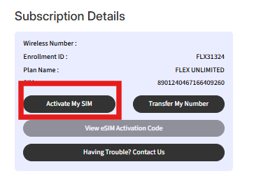 Select Activate my SIM for new Numbers.png